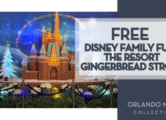FREE Disney Family Fun: The Resort Gingerbread Stroll