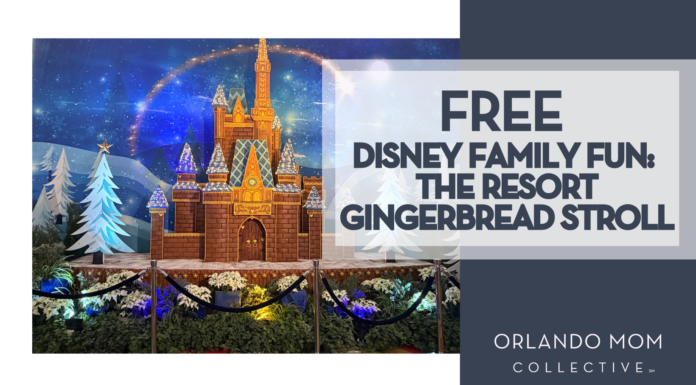 FREE Disney Family Fun: The Resort Gingerbread Stroll