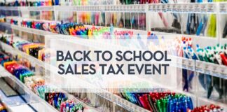Back to School Sales Tax Event