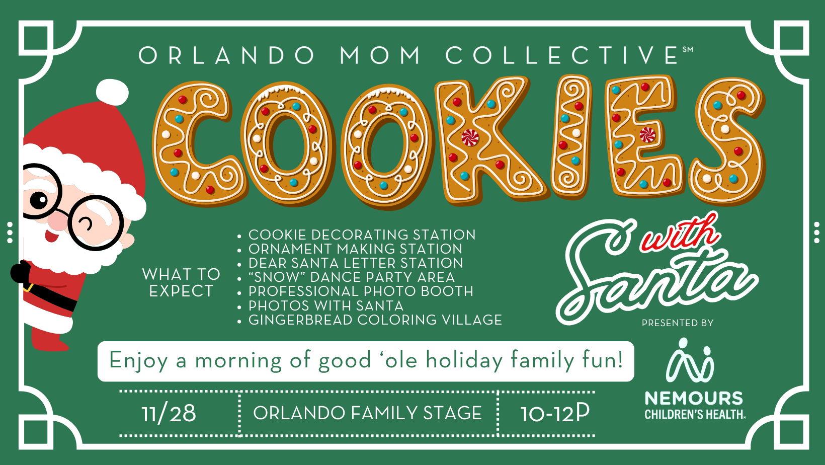 Cookies with Santa